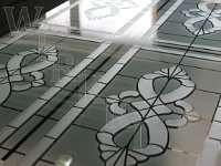 40616 chem etched stained glass